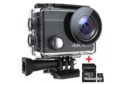 Caméra de sport 4K 30FPS Wifi 20MP - Caméra d'action - 40m - Carte 64go  Livraison gratuite et rapide - Caméras embarquées (8979443)
