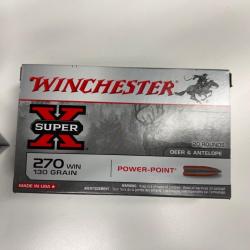 munition 270w power-point winchester 130gr