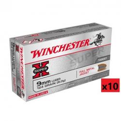 Munitions winchester Super X 9mm Luger x10boites