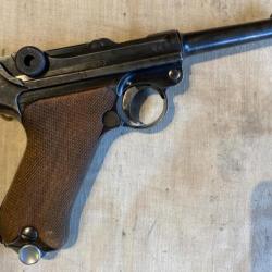 Variante peu courante d'un Intéressant pistolet P 08/14 fabrication époque république de Weimar