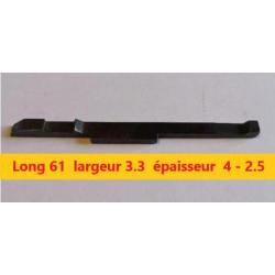 ARMEUR   Long 61  largeur 3.3  épaisseur  4 - 2.5