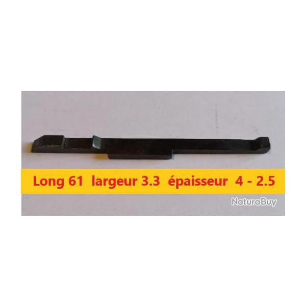 ARMEUR   Long 61  largeur 3.3  paisseur  4 - 2.5