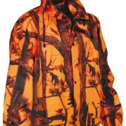 Veste de chasse camouflage - Orange camouflage noir - Veste de pluie - Livraison gratuite et rapide