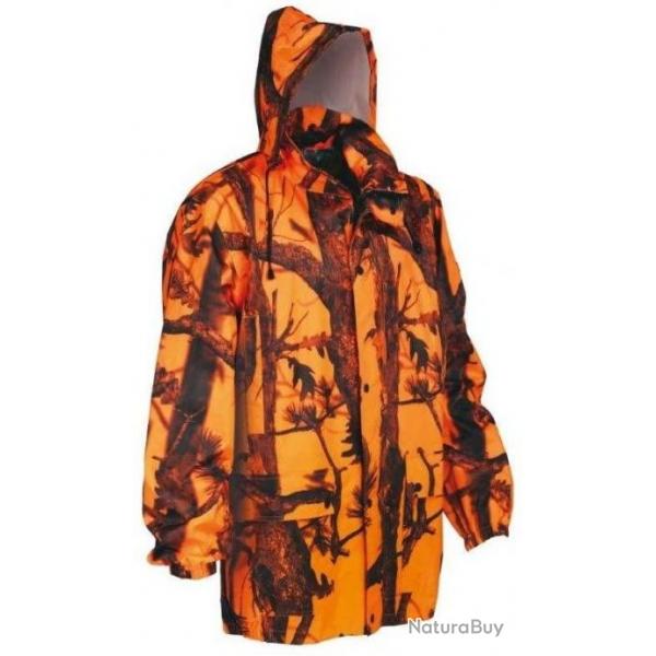 Veste de chasse camouflage - Orange camouflage noir - Veste de pluie - Livraison gratuite et rapide