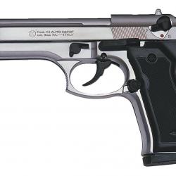 Pistolet alarme Kimar 92 auto cal.9mm Pak nickelé