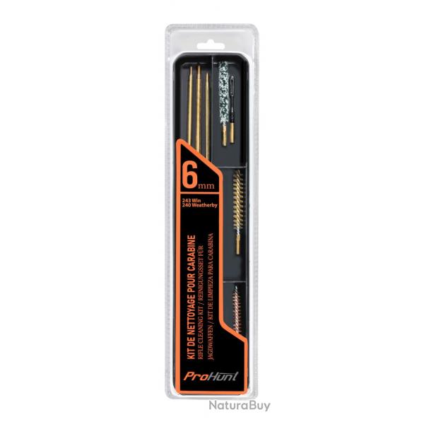 Kit de Nettoyage Prohunt Pour Carabine Calibre 243Win