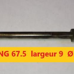 ARMEUR POUR FUSIL MARQUE INCONNUE     LONG 67.5  largeur 9  Ø  5