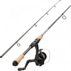 Ensemble Canne A Pêche et Moulinet Exclusif Pour Pêche Au Leurre Des Carnassiers Action Progressive