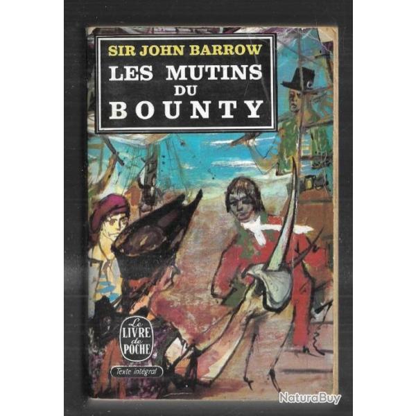les mutins du bounty de. sir john barrow. livre de poche