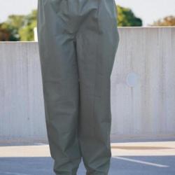Pantalon de pluie kaki foncé Police anglaise - Taille 48 - Tour de taille 96 cm - Tour de bassin 109