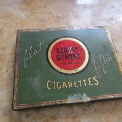 boite cigarette tabac cigarettes ww2 seconde guerre US parachutage maquis résistance LUCKY STRIKE GI