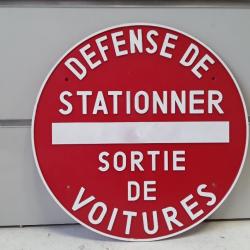8067 PANNEAU SIGNALÉTIQUE "DEFENSE DE STATIONNER SORTIE DE VOITURES" NEUF