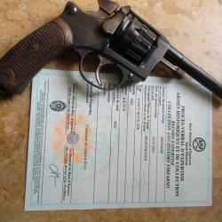 revolver 1892 civil fab Manu armes cycle brunissage d'origine plus que TTB + PV classement récent De