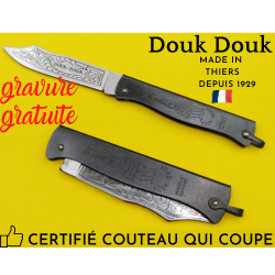 COUTEAU DOUK DOUK GRAVURE GRATUITE 20CM Acier Carbone Made In France depuis 1929 je