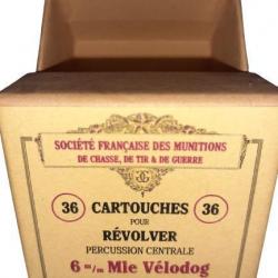 6 mm Vélodog: Reproduction boite cartouches (vide) SOCIETE FRANCAISE des MUNITIONS 8990045