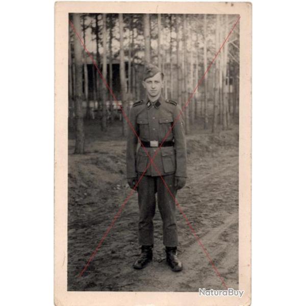 RARE PHOTO SOLDAT ALLEMAND SS WWII