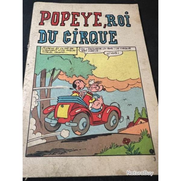 BD Popeye Roi du cirque