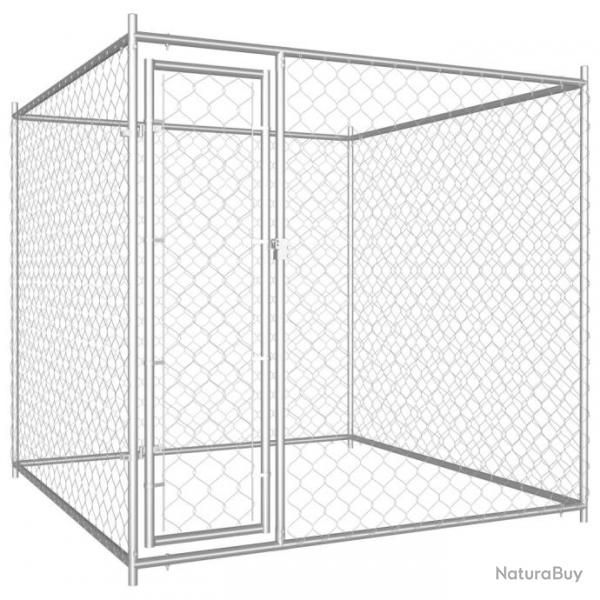 Chenil extrieur cage enclos parc animaux chien d'extrieur pour chiens 185 cm 02_0000342