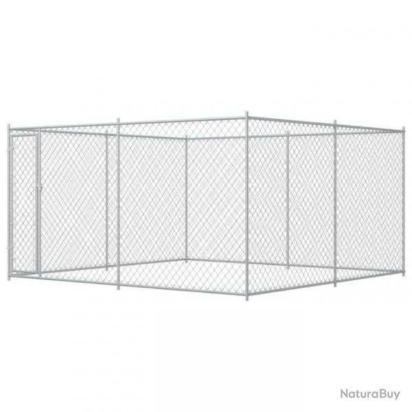 Chenil extrieur cage enclos parc animaux chien extrieur pour chiens 383 x 383 x 185 cm 02_0000462