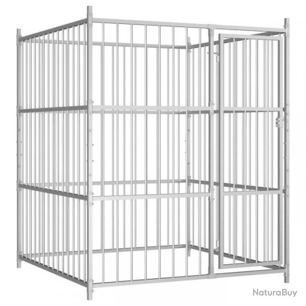 Chenil extrieur cage enclos parc 150 x 150 x 185 cm animaux chien d'extrieur pour chiens 185 cm 0