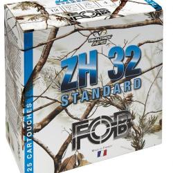 250 Cartouches Fob ZH 32 Acier Standard - Cal. 12/70 Plomb n° 4