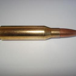 une cartouche de 7.08 remington , pour collection, ogive pointe creuse, de marque ppu