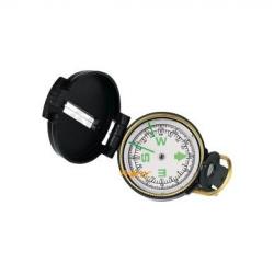 HERBERTZ Boussole Boîtier en PVC Noir avec Fil Camping  aiguille dans du liquide