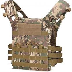 Gilet porte plaques tactique - Camouflage - Livraison gratuite