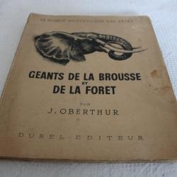 Geants de la brousse et de la foret par J. OBERTHUR