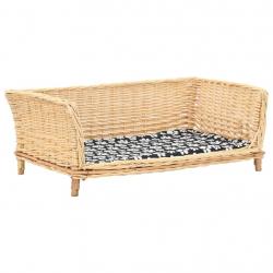 Panier pour chiens avec coussin 90 x 54 x 35 cm saule naturel 02_0001624