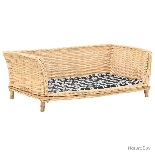 Panier pour chiens avec coussin 90 x 54 x 35 cm saule naturel 02_0001624
