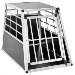 Cage box caisse de transport chien mobile aluminium single 08_0000510