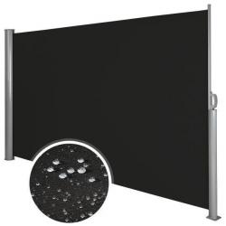 Auvent store latéral brise-vue abri soleil aluminium rétractable 200 x 300 cm noir 08_0000535