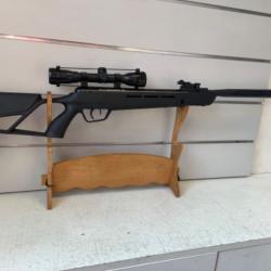 8091 CARABINE CROSMAN MAGFIRE MISSION NP CAL4,5. 19.9. JOULES CHARGEUR  10COUPS + LUNETTE 4x32 NEUF