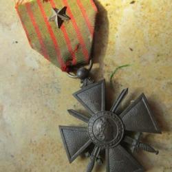 médaille croix  guerre 1914 1918  ww1 première guerre datée 1916 1 citation