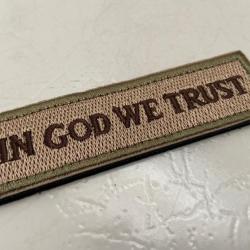 Patch "In God We Trust"
