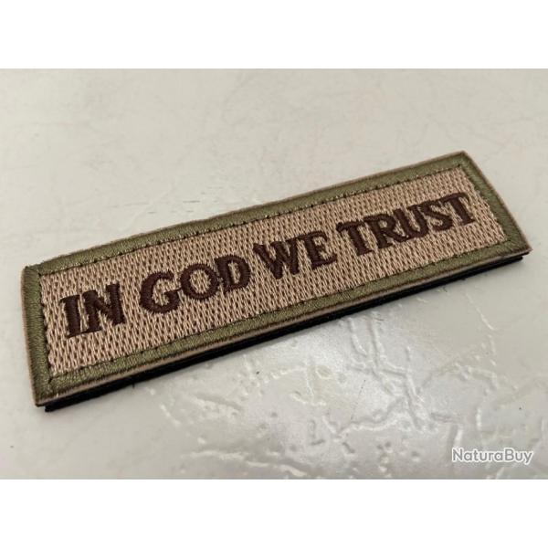 Patch "In God We Trust"