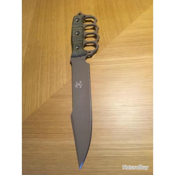 BUSSE COMBAT KNIFE SRT KNUCKLE BOWIE - Special Reaction Teams - Custom Shop - Argonne Assault Knife