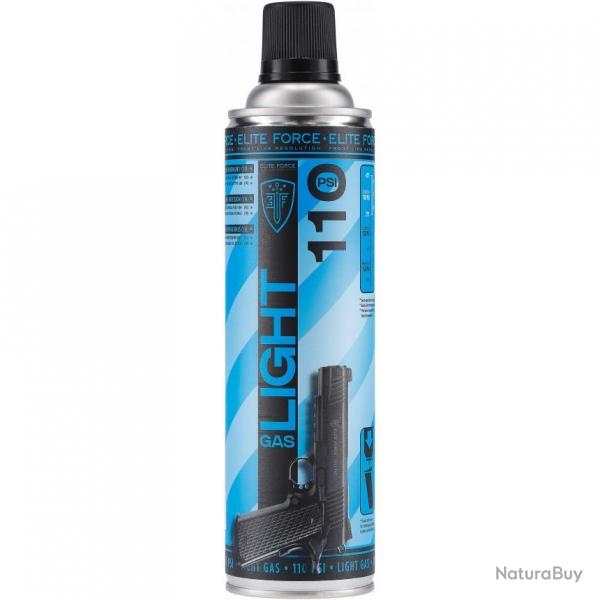 Bombe gaz 450ml elite force light gas 110 PSI