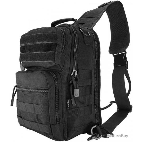 Sac  Bandoulire Tactique Sac  Dos d'paule Militaire Sac de Poitrine Molle pour Randonn Chasse