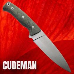Couteau tactique poignard Cudeman SCOUT  acier N690 cobalt