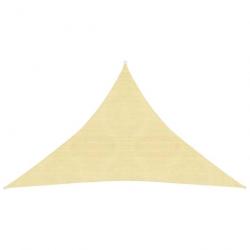 Voile d'ombrage 160 g/m² Beige 2,5x2,5x3,5 m PEHD 311141