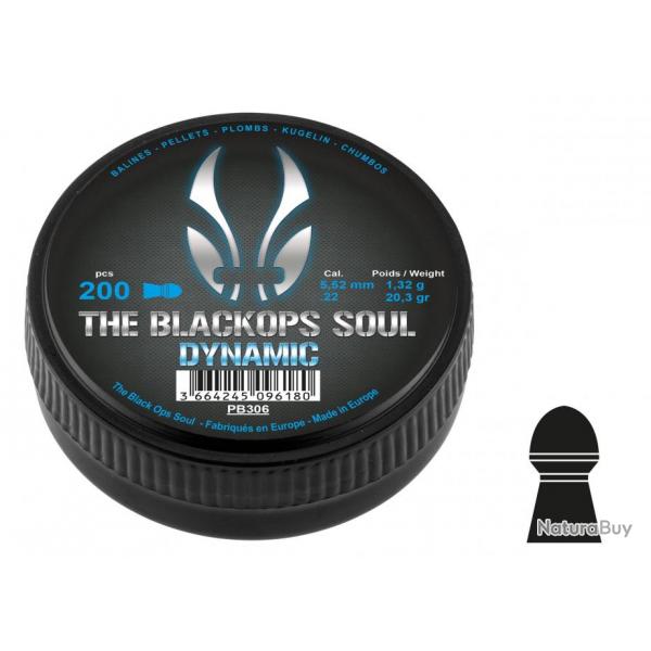 ( PLOMBS The BLACK OPS soul DYNAMIC)Plombs The Black Ops Soul DYNAMIC Cal. 5,5 mm