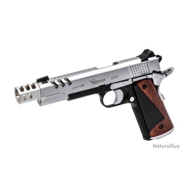 ( Rplique GBB gaz VORSK CS Defender Pro MEU Noir / Silver 1,0J)Rplique GBB gaz VORSK CS Defender P