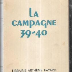 la campagne 39-40  Colonel de bardies