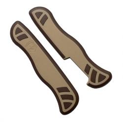 Plaquettes couteau suisse 111 mm bi-matière, Couleur sable [Victorinox]