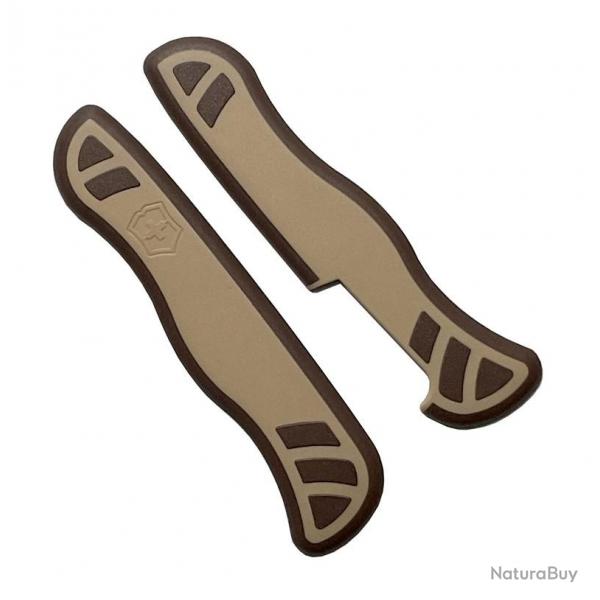 Plaquettes couteau suisse 111 mm bi-matire, Couleur sable [Victorinox]