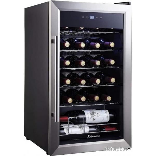 Cave  Vin 24 bouteilles Cave de service Frigo Vin Tempratures: 5-18 C, 40 dB Panneau Tactile LED