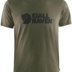 T shirt Logo Fjällräven Couleur Vert