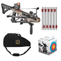 Pack Arbalète EK Archery Cobra RX 130 + housse + cibles + flèches offertes
